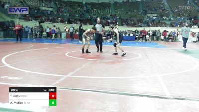 87 lbs Consi Of 16 #1 - Tyler Rock, Broken Arrow Junior High vs Aidan McKee, Team Choctaw