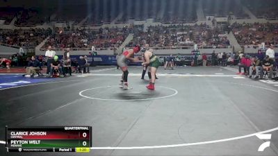 D2-235 lbs Quarterfinal - Clarice Johson, Central vs Peyton Welt, Mohave