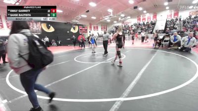 105 lbs Champ. Round 1 - Saige Bautista, Bishop Amat vs Emily Garrett, Apple Valley