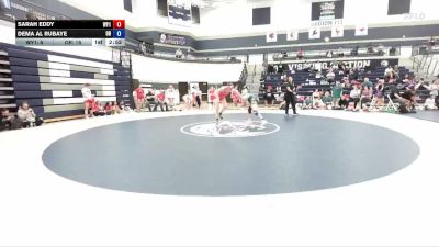 155 lbs Placement (4 Team) - Dema Al Rubaye, Oregon vs Sarah Eddy, Wyoming 1