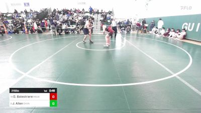 215 lbs Consi Of 8 #2 - Daniel Balestriere, Masuk vs Joe Allen, East Haven