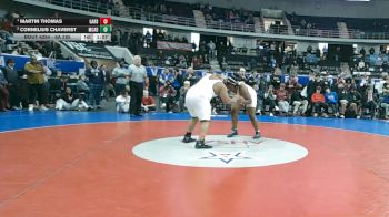 6A 285 lbs 1st Place Match - Martin Thomas, Gardendale Hs vs Cornelius Chaverst, Mcadory