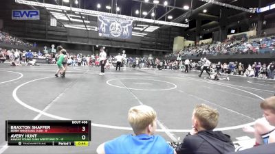 79 lbs Round 1 - Braxton Shaffer, Derby Wrestling Club vs Avery Hunt, Kansas Young Guns Wrestling Cl