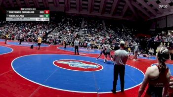 140 lbs Semifinal - Cheyenne Cornelius, Cherokee vs Kiera Gilkes, Banks County