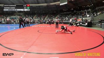 82 lbs Round Of 32 - Steyr Hardison, B.A.M. Training Center vs Markee Gomez, Sebolt Wrestling Academy