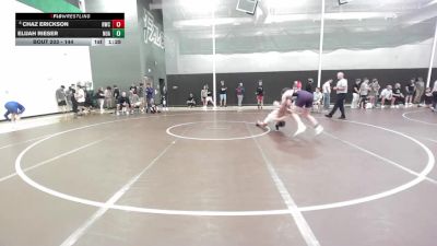 144 lbs Champ. Round 2 - Elijah Rieser, New Ulm Area vs Chaz Erickson, Hammers Wrestling Club