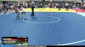 70 lbs Quarterfinal - Mila Ingles, Waverly Area Wrestling Club vs Sadie Yang-Elson, Summit Wrestling Academy