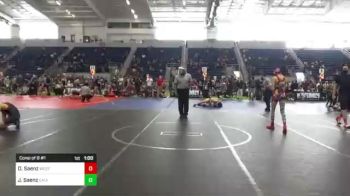 102 lbs Consi Of 8 #1 - Devin Saenz, Western Slope Elite vs Jason Saenz, Catalines Wildcats