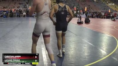 133 lbs Semis (4 Team) - Christian Ahren, Morningside (Iowa) vs Luciano Fasulo, Eastern Oregon University (OR)