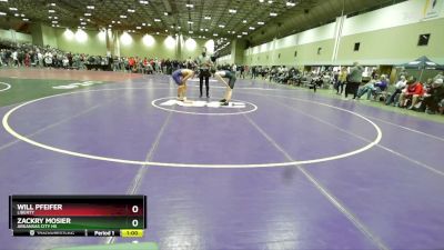 120 lbs Cons. Round 3 - Will Pfeifer, Liberty vs Zackry Mosier, Arkansas City HS