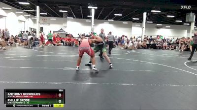 190 lbs Round 1 (6 Team) - Anthony Rodrigues, South Carroll Prep vs Phillip Brode, Grease Monkey`s