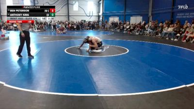 Elite 174 lbs Champ. Round 1 - Ben Peterson, Wisconsin-Eau Claire vs Anthony King, Quincy