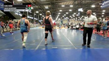 195 lbs Rr Rnd 3 - Cael Dunn, Combat Athletics vs Zack Iaciofano, Alien UFO