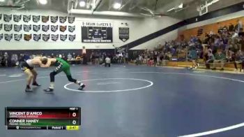 120 lbs Cons. Round 4 - Conner Haney, Medina Highland vs Vincent D`Amico, Garretsville Garfield