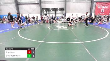 90 lbs Consi Of 4 - Grady Moos, Brothers Of WOW vs Chase VanPortfliet, Michigan Premier Blue