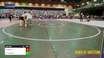 285 lbs Semifinal - Noah Miner, Aloha vs Redmond Lindsey, Norman Grappling Club