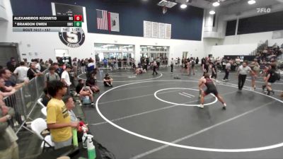 157 lbs Semifinal - Alexandros Kosmitis, Monster Garage vs Brandon Owen, 951 Wrestling Club