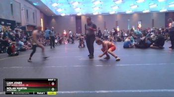 92 lbs Round 1 (4 Team) - Nolan Martin, Operators vs Liam Jones, East Kansas Eagles