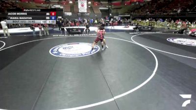 70 kg Quarters - Jacob Morris, Juggernaut Wrestling Academy vs Ikaika Madayag, Esteem Wrestling Academy