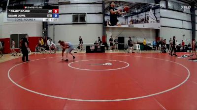 61 kg Cons. Round 4 - Brady Roark, Jackrabbit Wrestling Club vs Elijah Lowe, RTC South