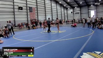 117 lbs Finals (8 Team) - Emily Sarr, PA West vs Shelby Clayton, Big Money Movin