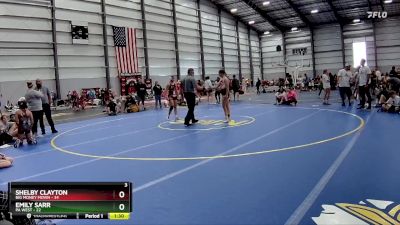 117 lbs Finals (8 Team) - Emily Sarr, PA West vs Shelby Clayton, Big Money Movin