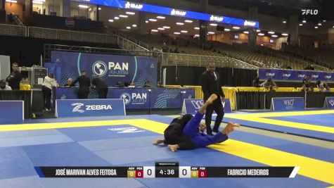 Fabricio Medeiros vs José Marivan Alves Feitosa 2026 Pan Jiu Jitsu IBJJF Championship
