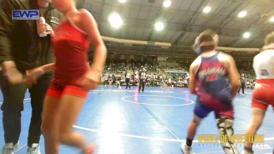 73 lbs Round Of 32 - Brady Boles, Mustang Bronco Wrestling Club vs Cael Marcotte, Socal Grappling Club