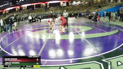 113 lbs Cons. Round 2 - Adam Novak, New Smyrna Beach Sr H S vs Abram Rogers, West-Oak