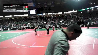 130 lbs Cons. Round 1 - Andrew Wilson, EMPA vs Caleb Everson, KMCA