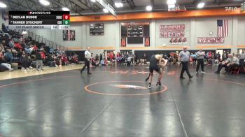 132 lbs 1st Place Match - Declan Budde, Dubuque Hempstead vs Tanner Stockert, Cedar Rapids Kennedy