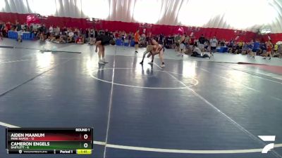 126 lbs Round 1 (10 Team) - Cameron Engels, Bartlett vs Aiden Maanum, Park Rapids