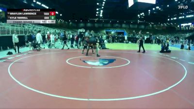 285 lbs Champ. Round 3 - Braylon Lawrence, Tocoi Creek vs Kyle Terrell, Cook