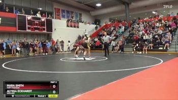 125 lbs Quarterfinal - Alyssa Eckhardt, Midland vs Mara Smith, Fort Madison