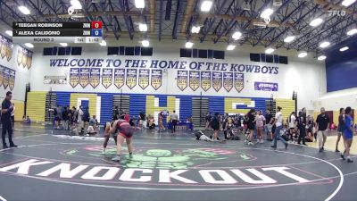 175 lbs Round 3 - Alexa Calidonio, Flagler Wrestling Club vs Teegan Robinson, Dothan HS/ Patriots WC Dothan
