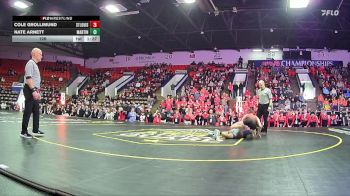 126 lbs Semifinals (8 Team) - Nate Arnett, Martin HS vs Cole Grollimund, St Louis HS