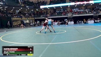 119 lbs Cons. Round 1 - Austin Merriner, Grace Christian School vs Ryley Young, Newhalen