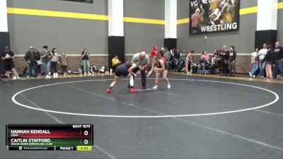 148 lbs Cons. Round 1 - Hannah Kendall, Iowa vs Caitlin Stafford, Wood River Wrestling Club