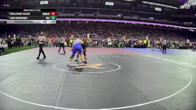 D1-190 lbs Quarterfinal - Lee Krueger, Detroit Catholic Central HS vs Sullivan Haas, Brighton HS