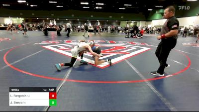 106 lbs Consi Of 32 #1 - Logan Forgatch, NJ vs Jake Benyo, PA