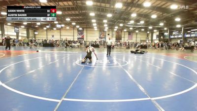 120 lbs Round Of 128 - Aiden White, NC vs Austin Bader, NY