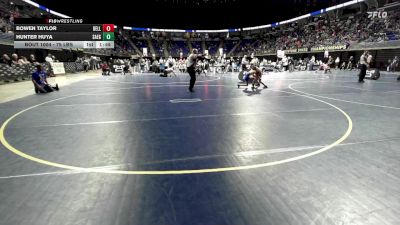 75 lbs Pigtails - Bowen Taylor, Bellwood Antis vs Hunter Huya, Saegertown