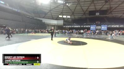 53 lbs Cons. Round 3 - Emmett Jay Patrick, Mat Demon Wrestling Club vs Chase Motzkus, South West Washington Wrestling Club