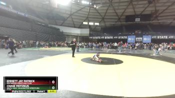53 lbs Cons. Round 3 - Emmett Jay Patrick, Mat Demon Wrestling Club vs Chase Motzkus, South West Washington Wrestling Club