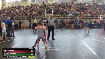 80 lbs Semifinal - Isaiah Dantas, East Clinton vs Leo Stoner, LRS