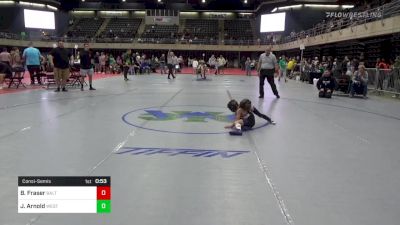 50 lbs Consolation - Bentley Fraser, Baltimore vs Jackson Arnold, Westminster