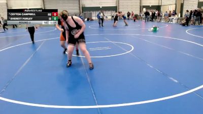 285 lbs Round 3 - Everett Furley, GI Grapplers vs Ceyton Campbell, Hastings