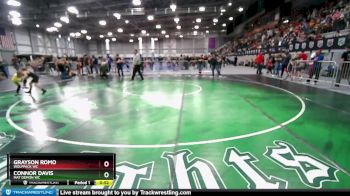 51-52 lbs Round 3 - Grayson Romo, Wolfpack WC vs Connor Davis, Mat Demon WC