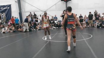 53 kg Quarterfinal - Gulianna Latshaw, PA West Black - W vs Ashae Branch-Huston, Wyoming Seminary - W