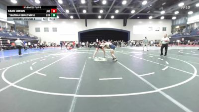 174 lbs Champ. Round 1 - Nathan Bukovich, Reinhardt University (GA) vs Sean Crews, LANDER